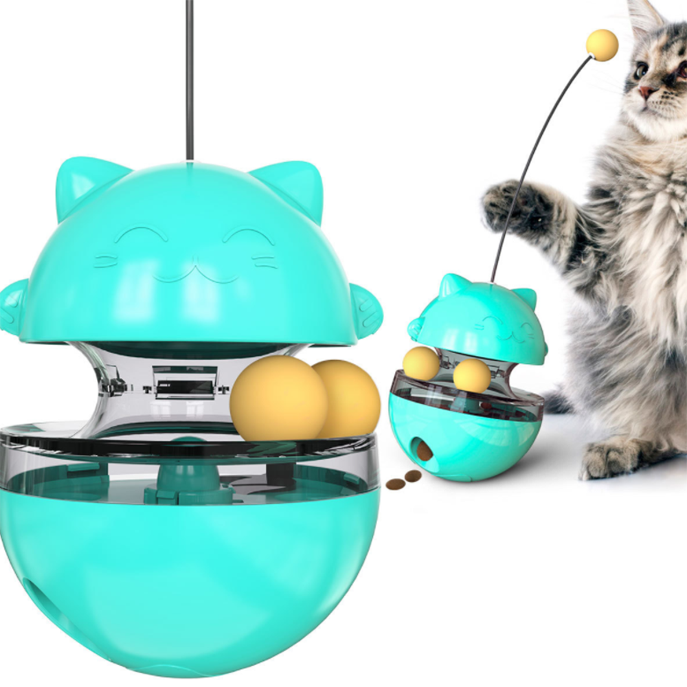 Kattenspeelgoed interactieve beker grappige kattenbal grappige kattenstok grappige voerbak kattenbenodigdheden huisdierbenodigdheden