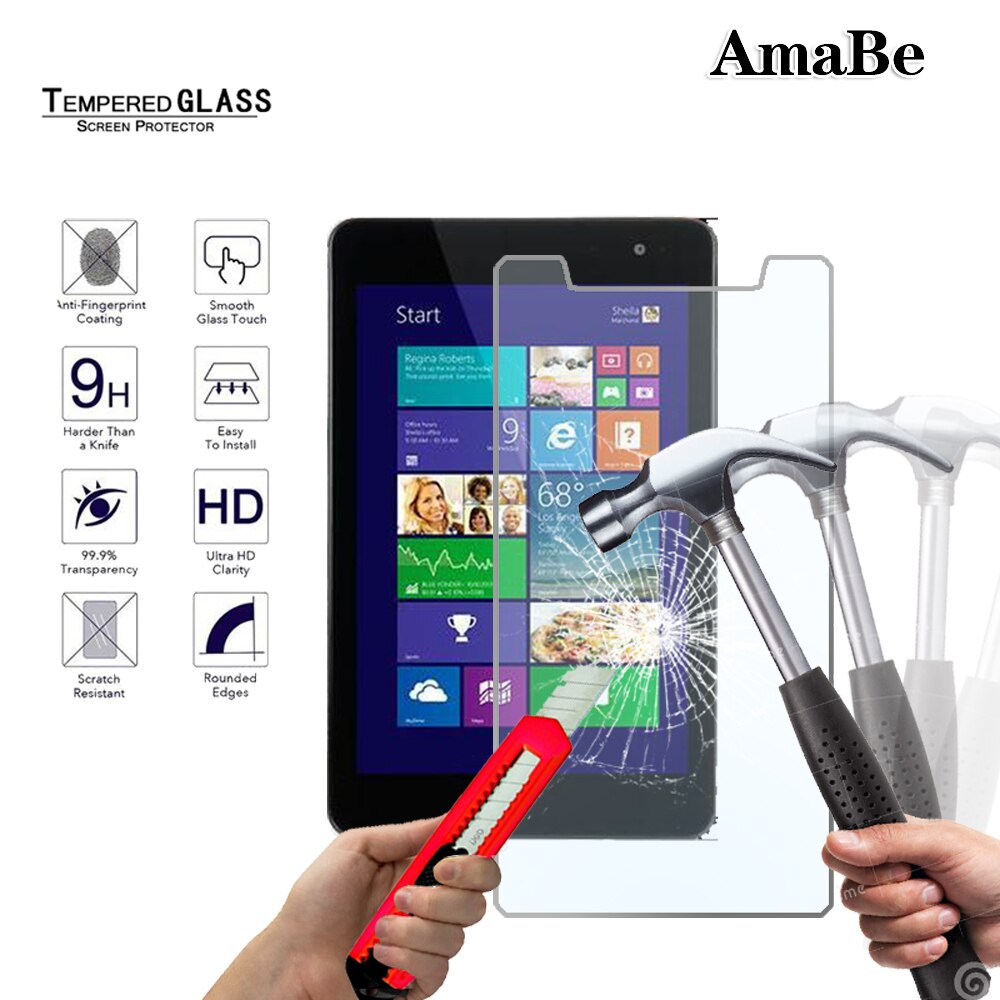 Premium Tempered Glass for Dell Venue 8 3840 / 8 Pro 5830 / 8 Pro 5855 Anti-Shatter Tablet Screen Protector Protective Film: Dell Venue 8Pro 5830