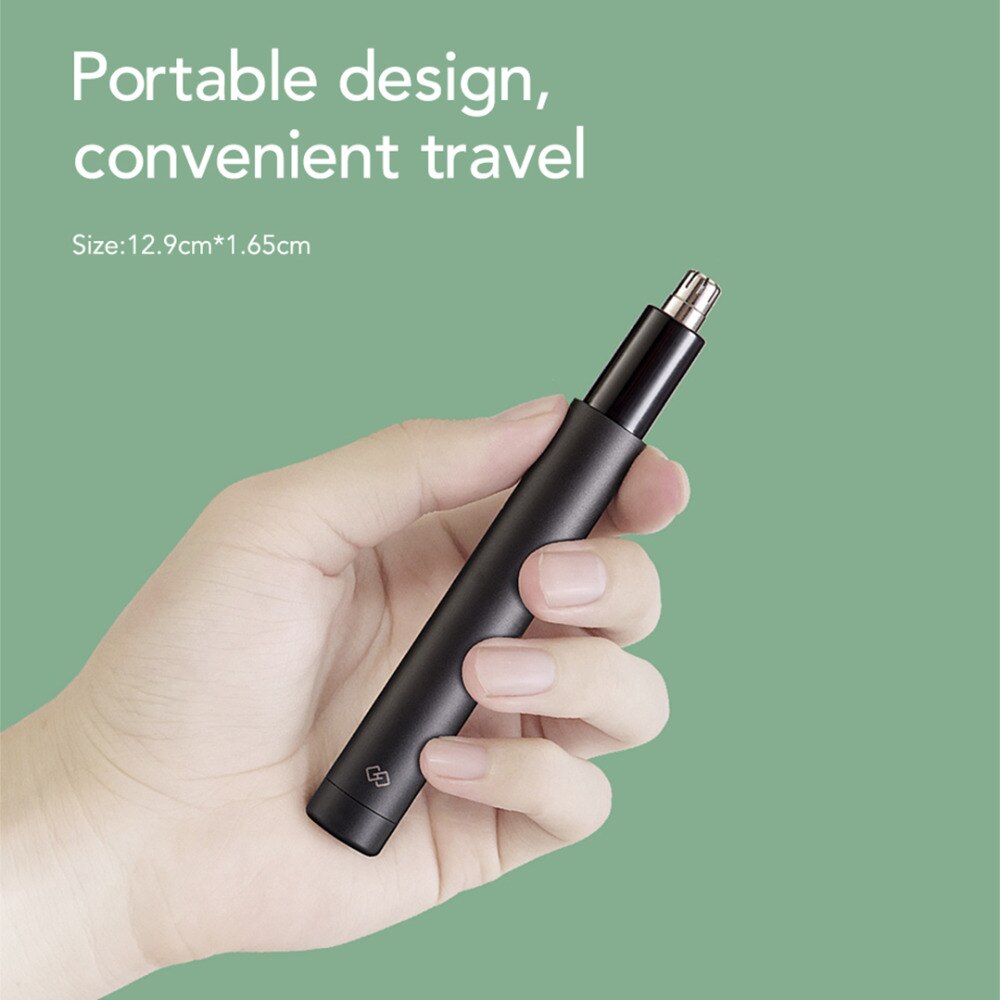 Mini Electric Nose Hair Trimmer Ear Hair Shaver Clipper HN1 Sharp Blade Body Wash Portable Minimalist Waterproof