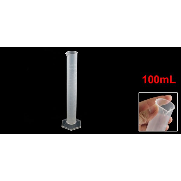 Kemi set mätverktyg plast graderad cylinder 100ml