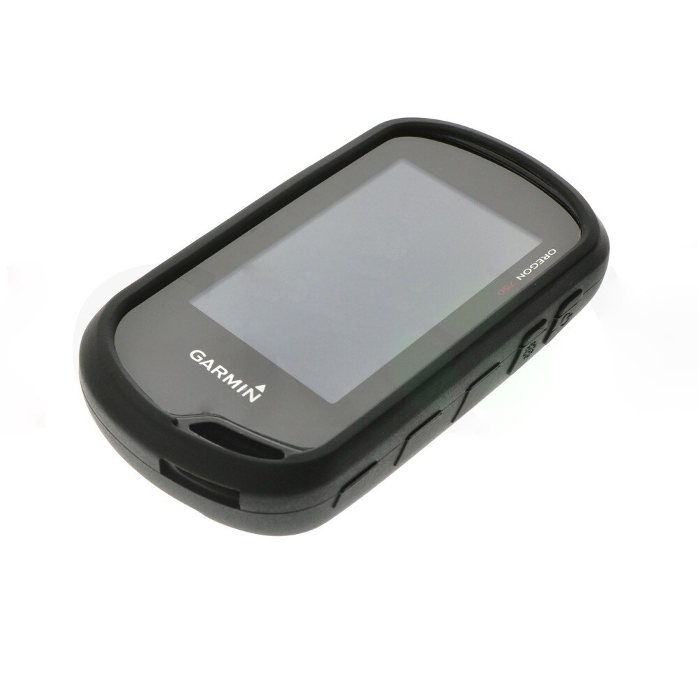 Funda de silicona TPU suave + 2 Uds., película protectora HD transparente para Garmin Oregon 650, 700, 750, 750t, 650t, GPS para bicicleta, cubierta trasera anticaída