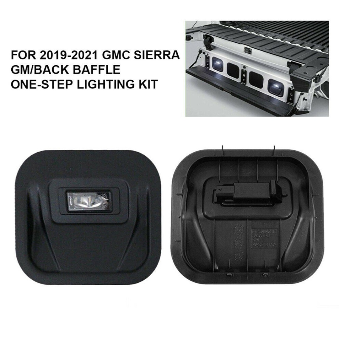 1set Car Truck Tailgate Step Light Durable Truck Tailgate Lamps Kit Replacement Part For GMC Sierra 1500/2500HD/3500HD