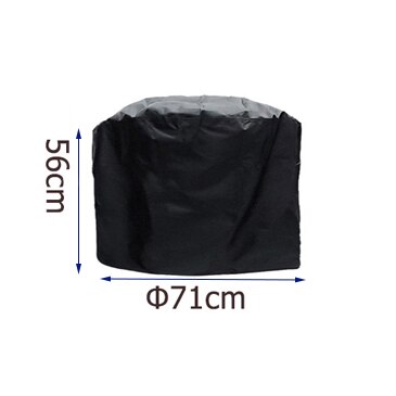 Bbq cover vandtæt til weber grill tilbehør grill covers gas stor grill uv udendørs have: Diameter 71 x høj 56