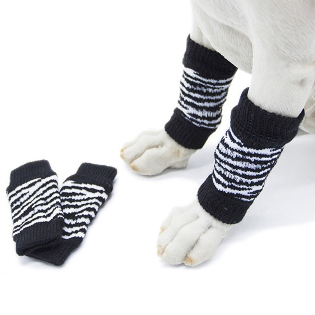 Hund benvärmare bandage strumpor förstärkning valp ben hock protector