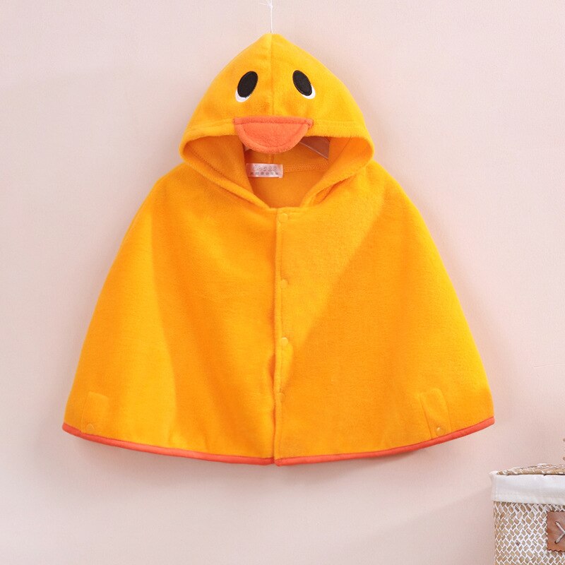 Hooyi Baby Mäntel Mädchen der Kittel Oberbekleidung Vlies Mantel Jumper Mantel freundlicher-Poncho Kap Ebene Jungen Oberbekleidung 0-2Jahre