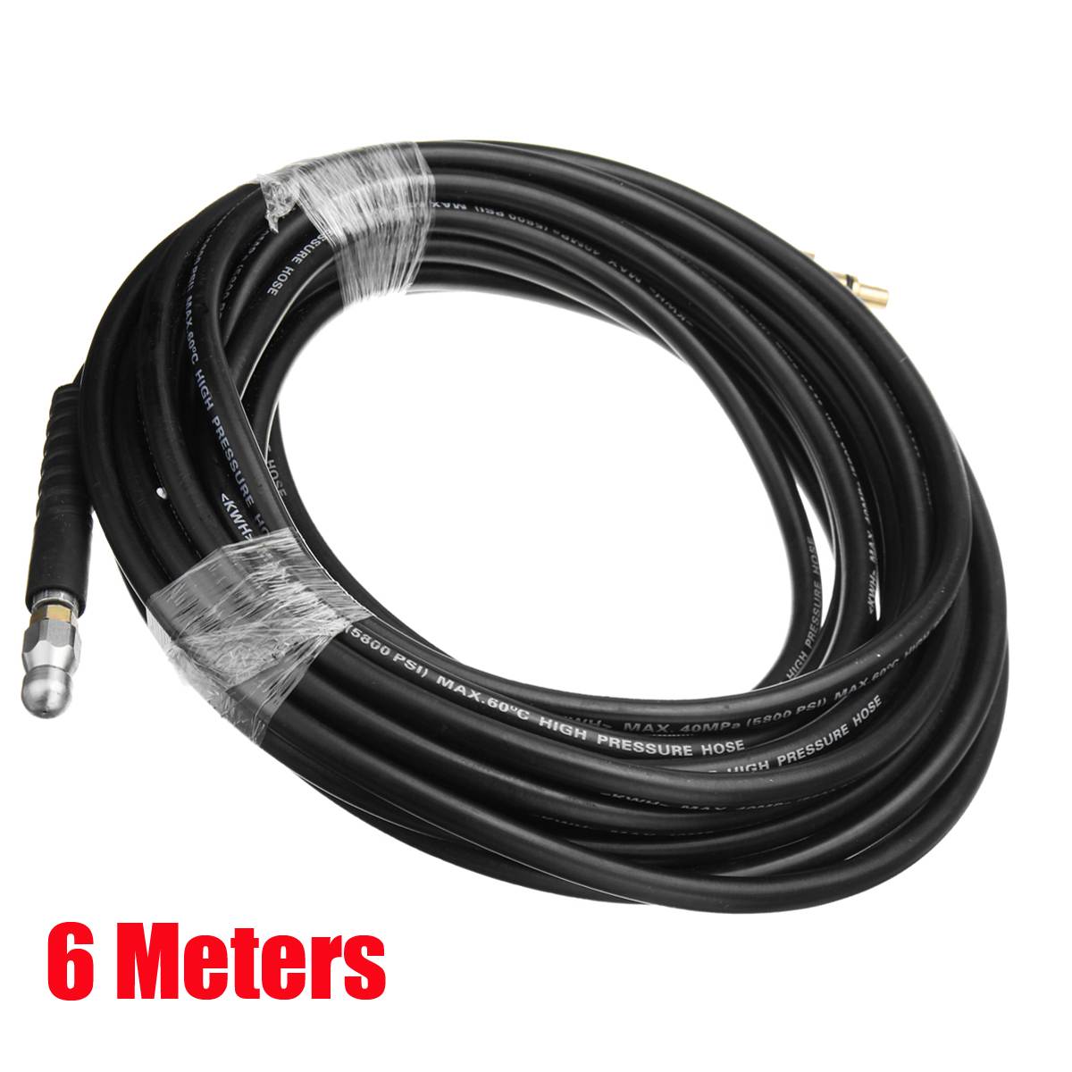 6m/10m/15m High Pressure Washer Water Cleaning Hose Pipe Cord Pressure Washer Sewer Drain Car Cleaner Water Hose for Nilfisk Kew