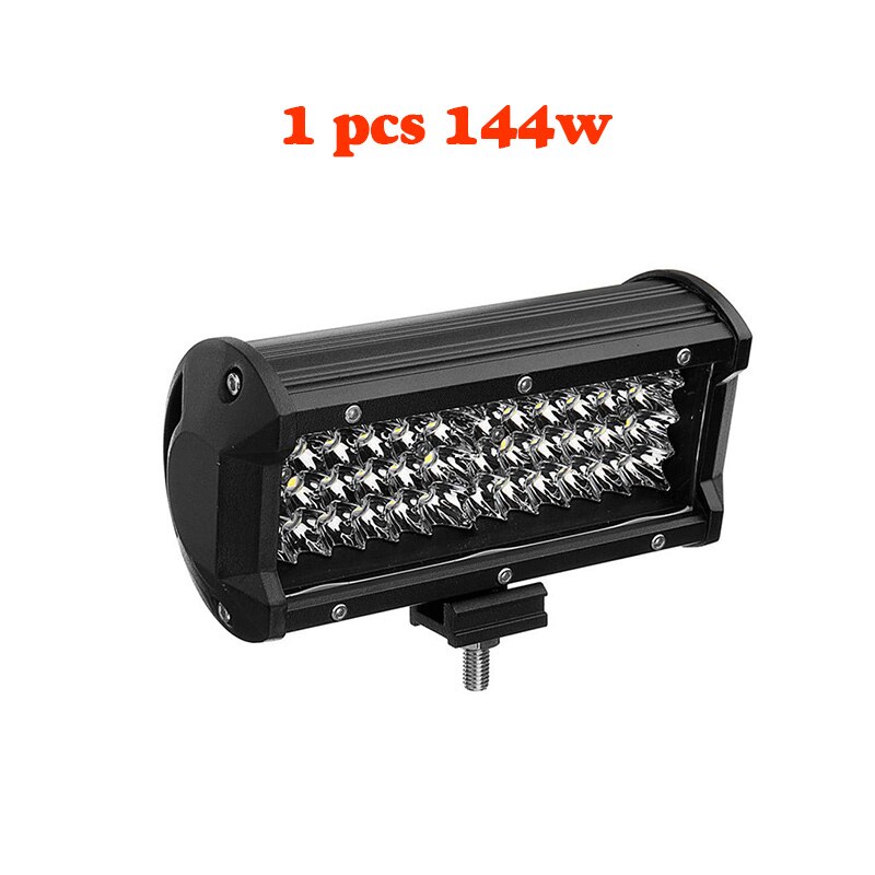 7 Inch 120W Combo Led Light Bars Spot Flood Beam for Work Driving Offroad Boat Car Tractor Truck 4x4 SUV ATV 12V 24V: 1 pcs  144w