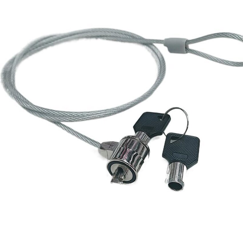 Keyed Laptop Cable Lock Security Cable Lock Anti Theft with 2 Keys, 1.2Meters Compatible for Laptops &amp; Other Devices