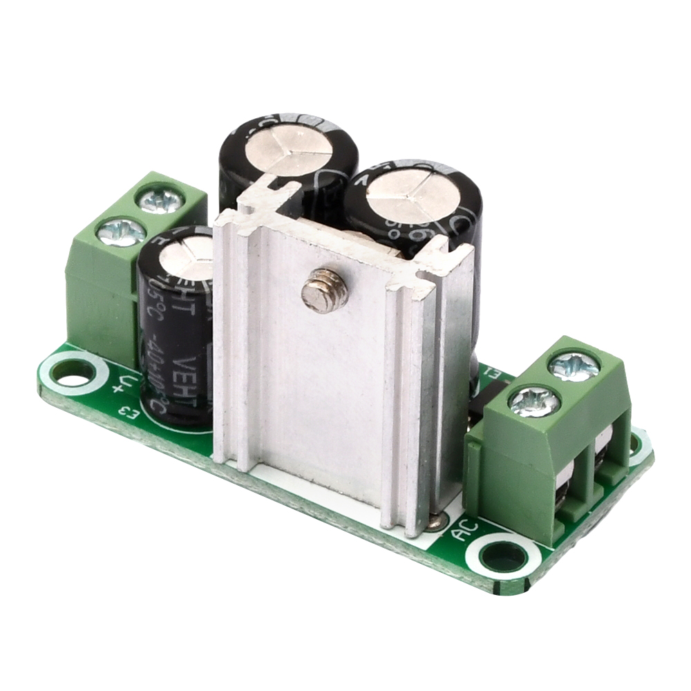 Einzelnes geregeltes Netzteilmodul DC 5V 6V 9V 12V 15V 24V Gleichrichterfilterplatine 7805/ 7809/ 7812/ 1A für Audioverstärker