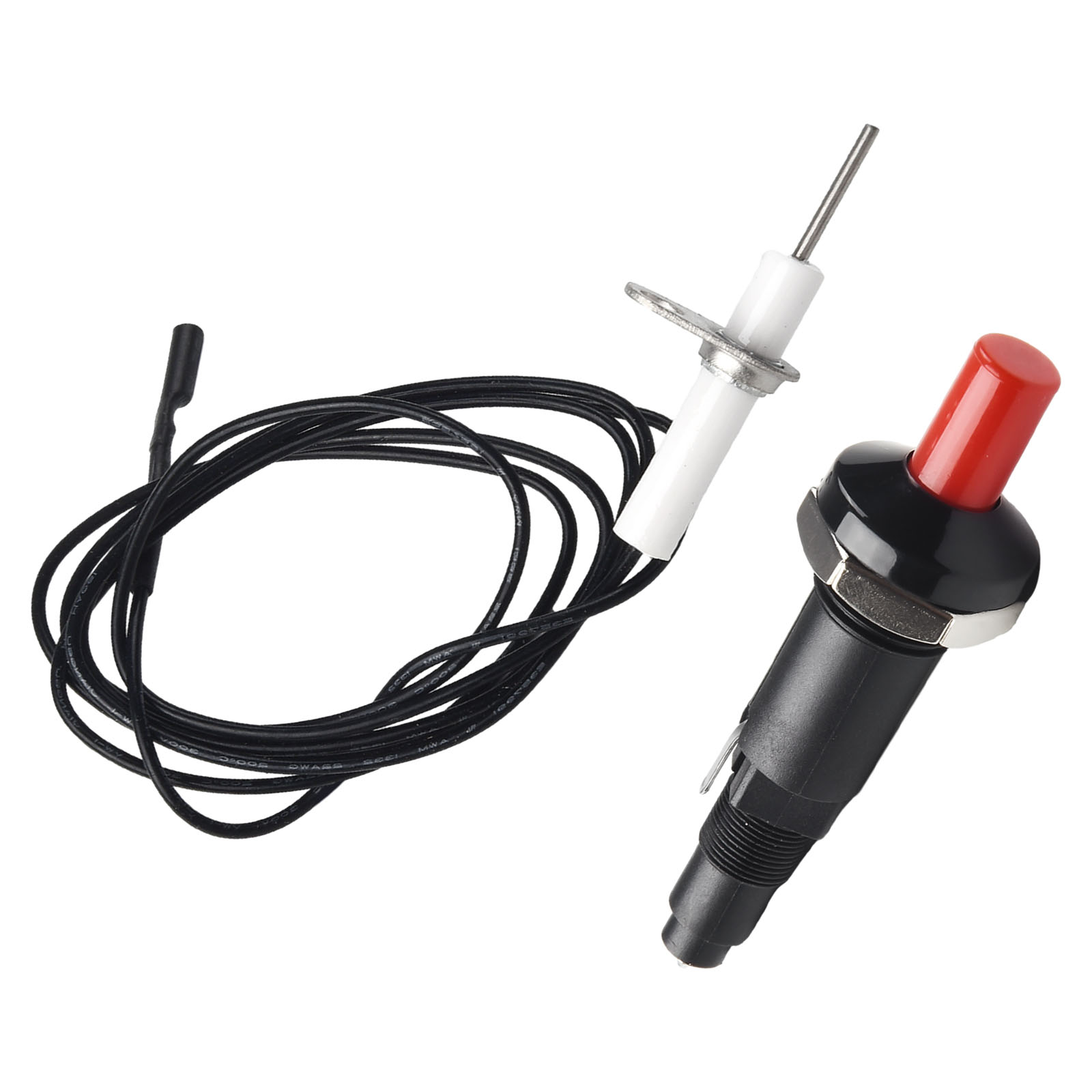 Piezo-Zündung mit Kabel, Druckknopf-Zünder für Gasgrill, Ofen, Grill, Küche, Feuerzeuge, Kamin, Herd, Zubehör