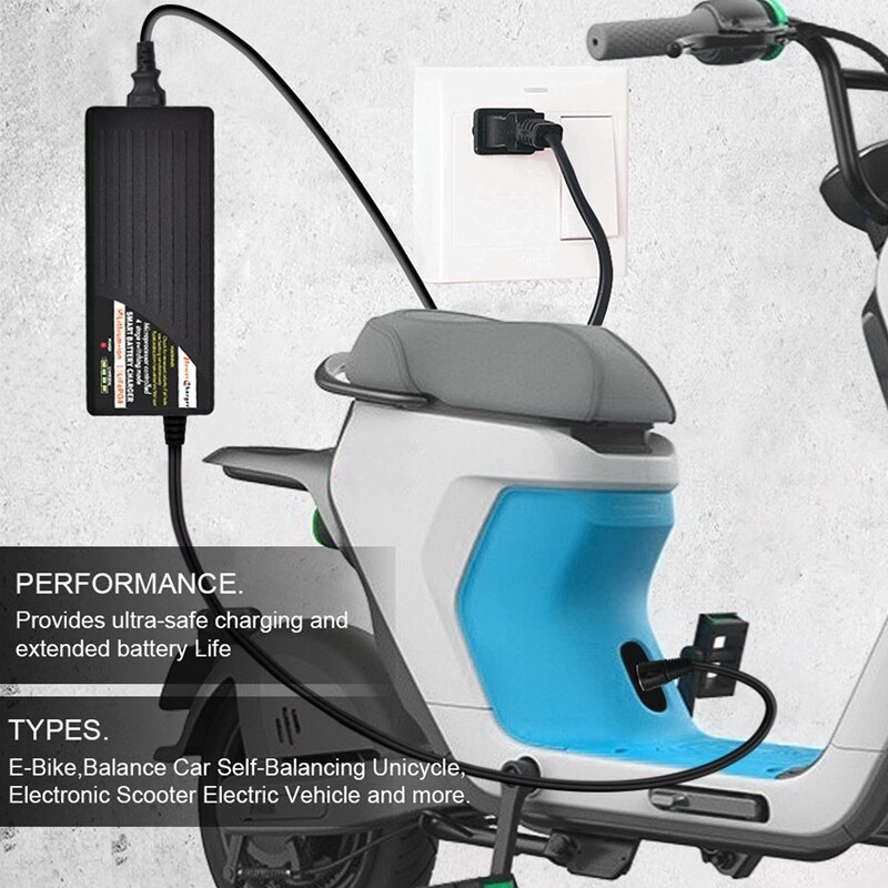 42V 2A Li-Ion Battery Charger for Electric Bike Lithium Battery Charger I-Walk Urban2 Electric Bike: EU