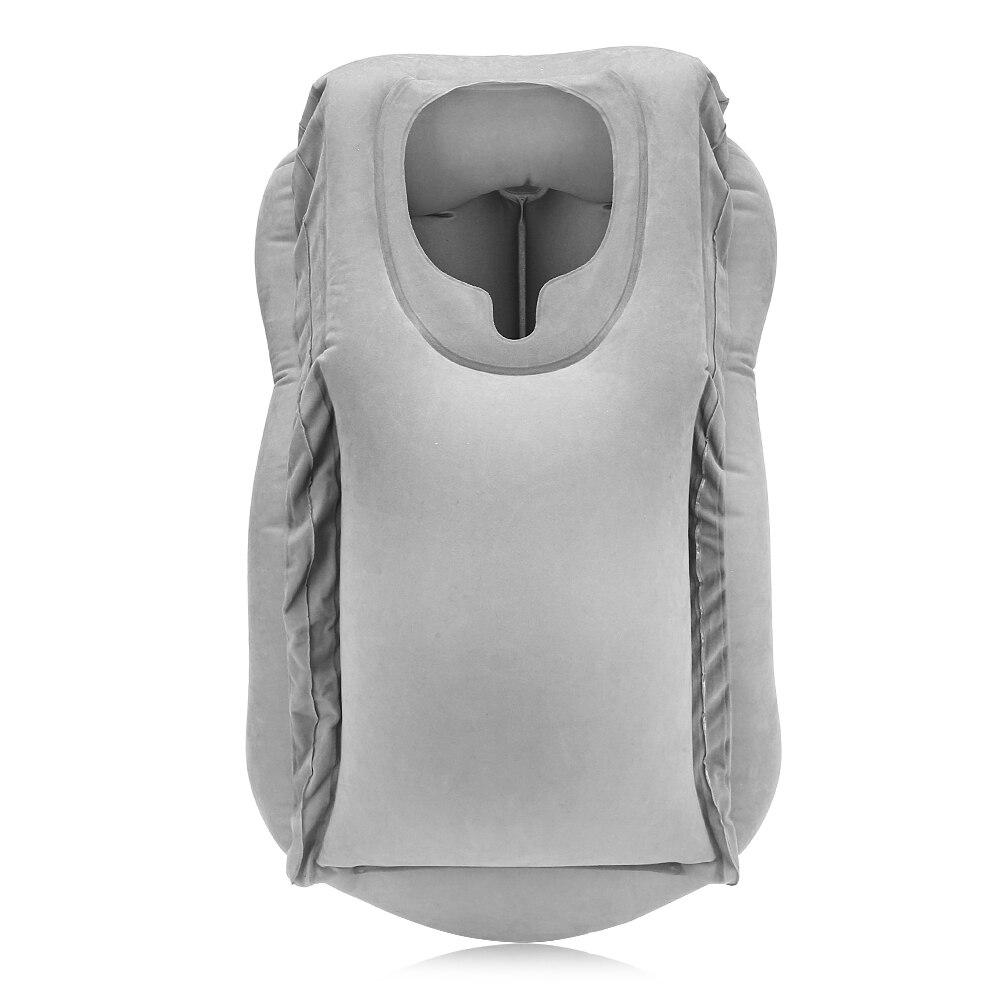 Oreiller gonflable à Air pour voyage, traversin Frontal, coussin de couchage confortable, avion, voiture, voyage, doux, pliable
