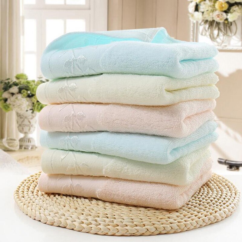 Absorbent Face Towel Thick Cotton Solid Bath Towel Quick Dry Soft Towel For Adults High