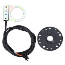 Elektrisk cykelpedal 5/8/12 magneter e-cykel pas systemassistent sensor hastighedsføler sort farve let at installere