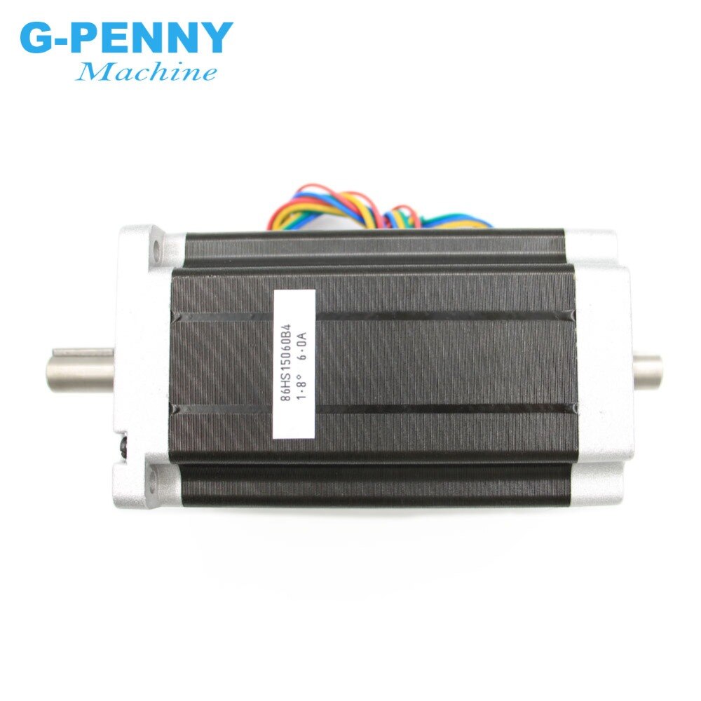 NEMA 34 CNC stepper motor 86X150mm double shaft 13 N.m 6A cnc stepping motor 1700Oz-in for CNC engraving machine 3D printer!