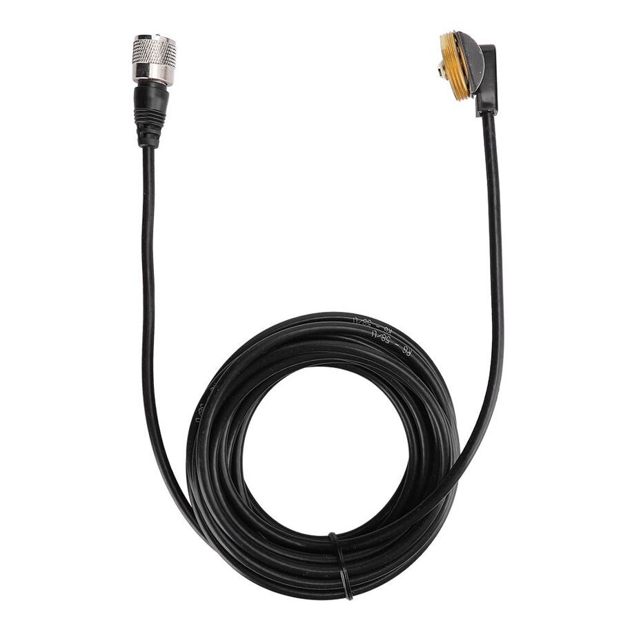 5M RG-58/U Extensible Copper Low Loss Coaxial Cable PL259 to NMO Used for Mobile Radio Transceiver Antenna