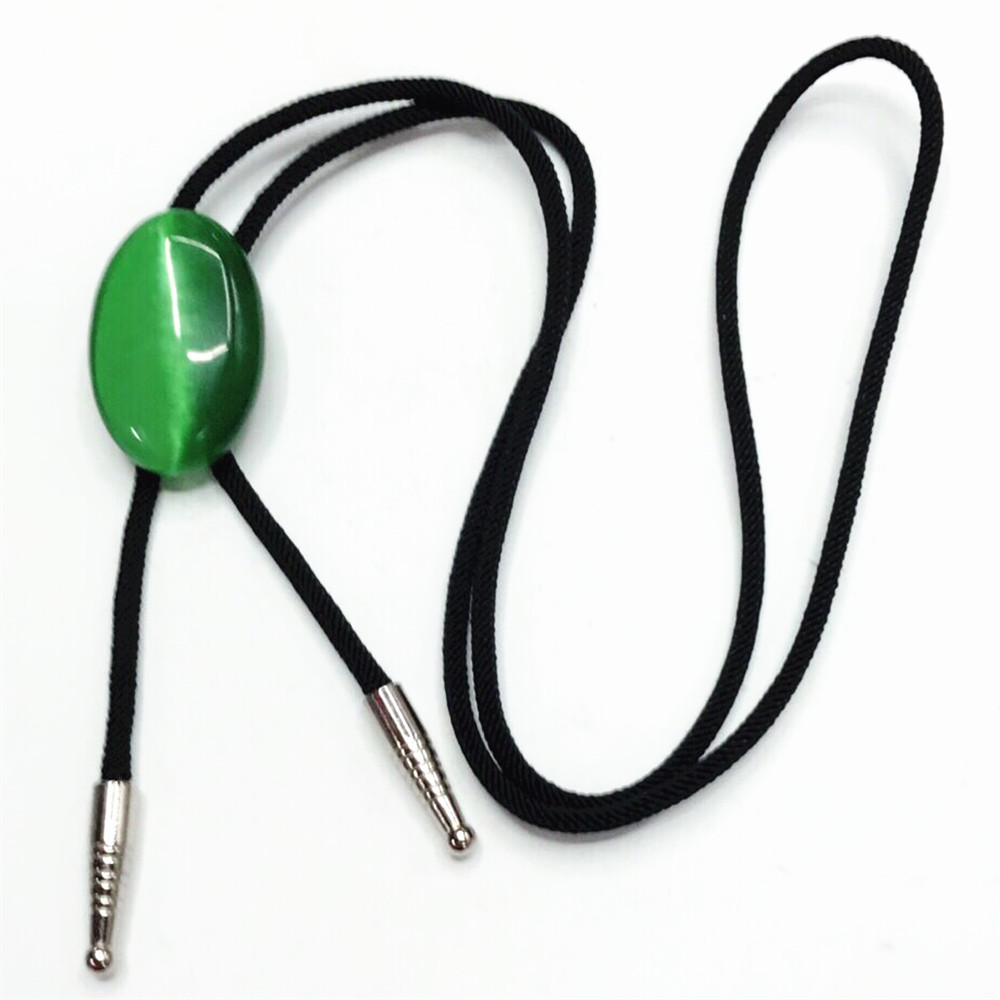 Bolo tie natuurlijke jade opaal unisex apparel tie trui keten