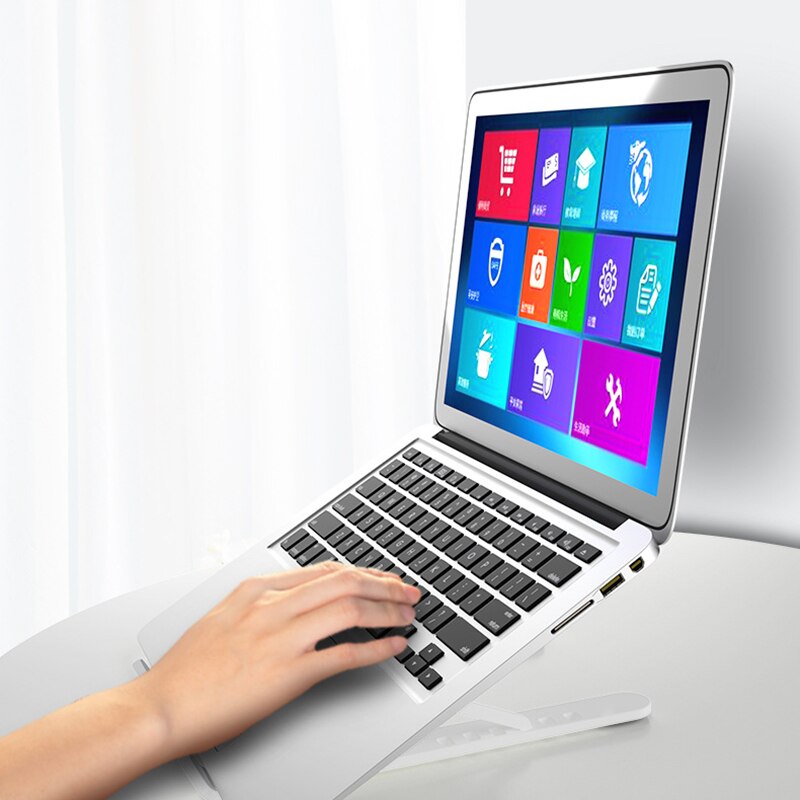 P1 Pro Foldable ABS & Aluminum Foldabl Laptop Tablet Stand Portable Desktop Holder Mount Adjustable Laptop Accessories