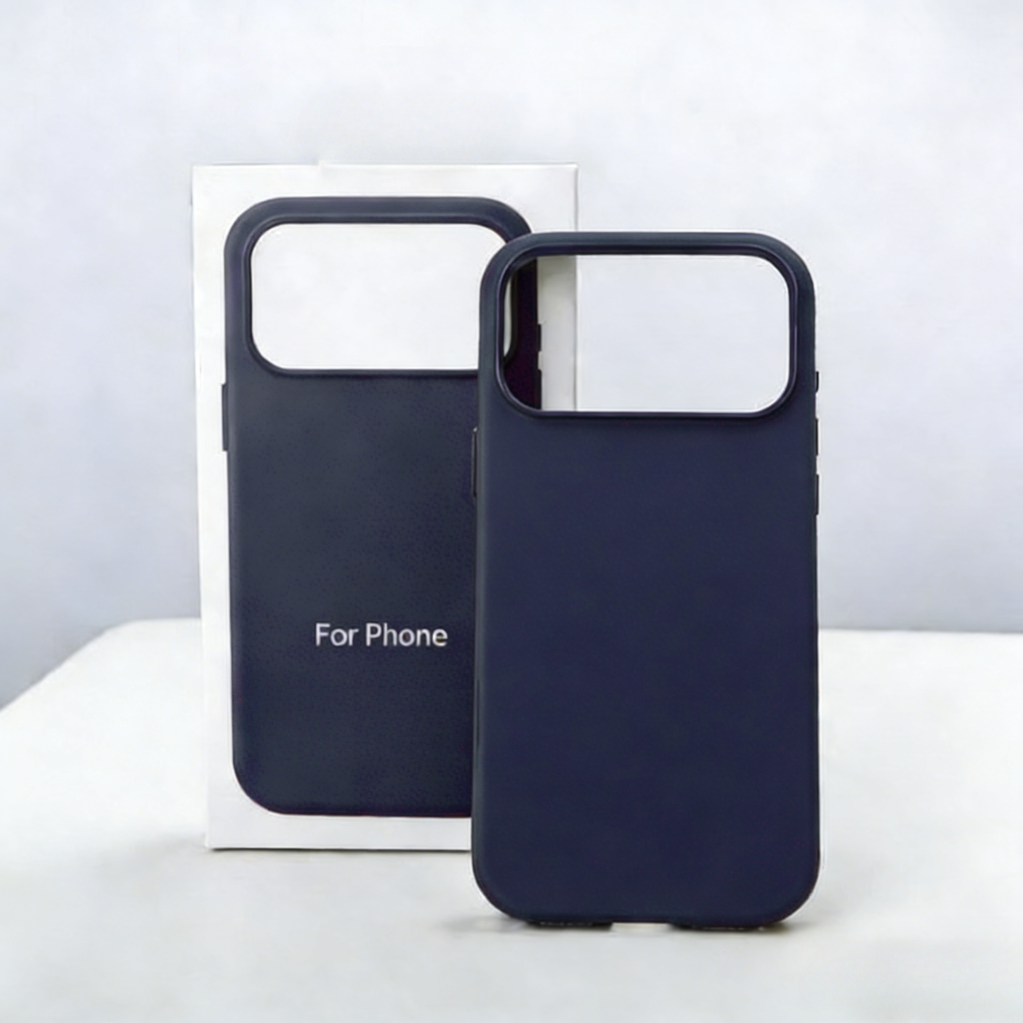 Capa oficial de silicone 1:1 para iphone 17 pro max e iphone 17 pro com magsafe. capa original de silicone líquido para carregamento sem fio.: Marinha / Iphone 17