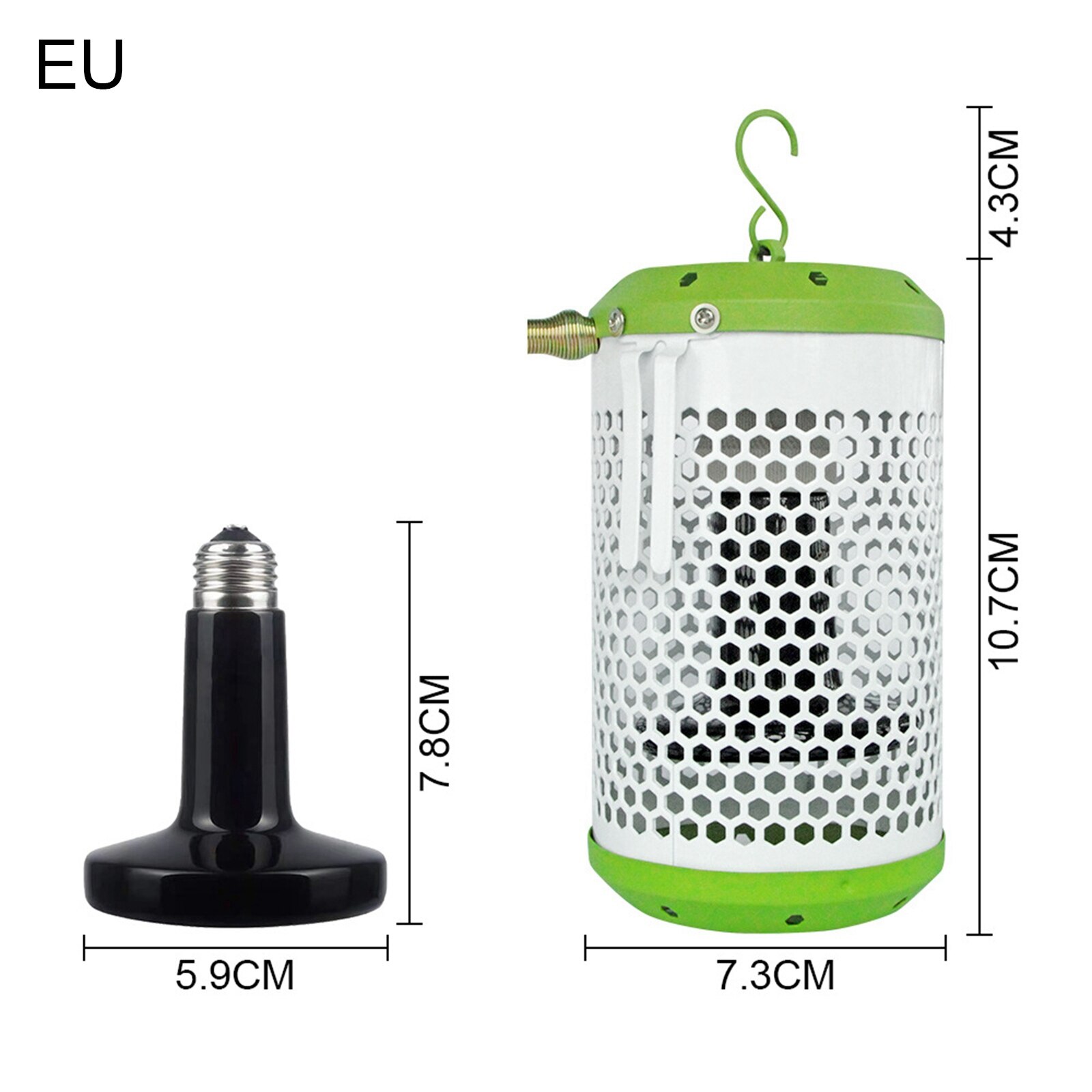 Reptiel Warmte Lampen Met Beschermhoes Keramische Warmte Lamp Met Anti-Brandwonden Kooi Reptiel Heater Lamp Terrarium Verlichting