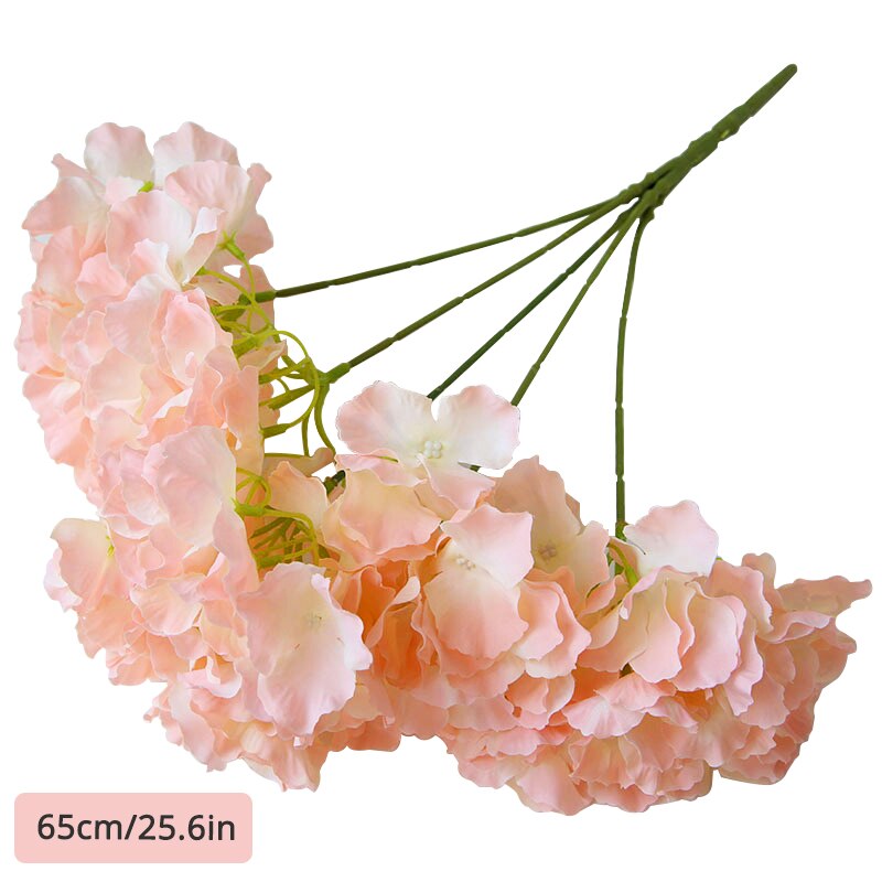 5 hoder bunt mallorca hortensia blomstergren simulering blomst bryllup dekorasjon rekvisitter blomstervegg hus fest dekor