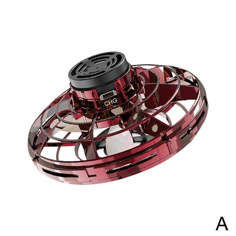 Mini Vingertop Flying Gyro Gratis Route Inductie Cyclotron Ufo Creatieve Decompressie Speelgoed: A