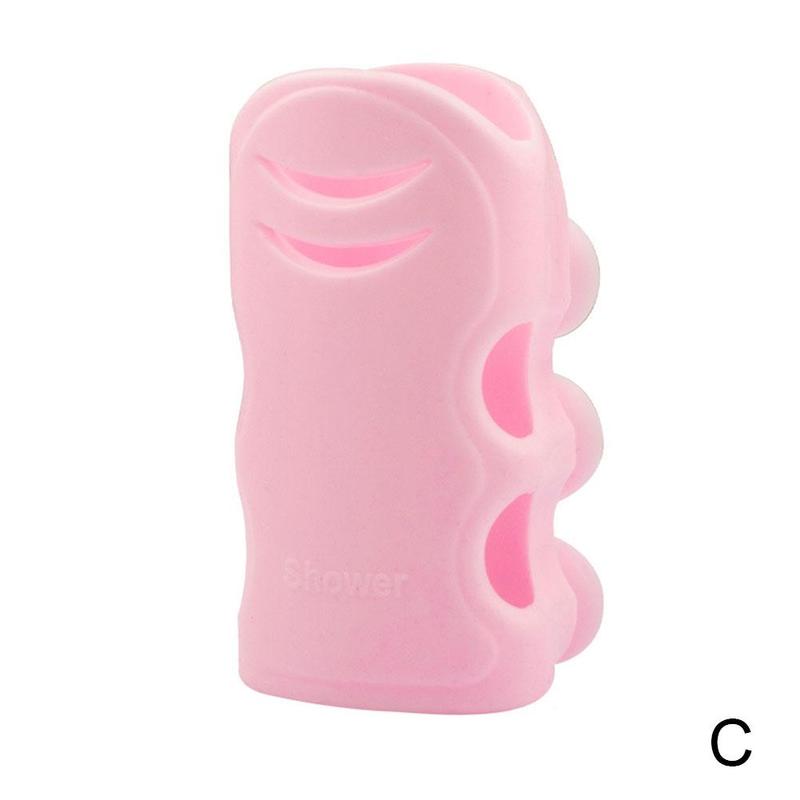 Silicone Suction Cup Shower Holder Shower Bracket Durable Mobile Rack Bathing Slides Accessories Stand For Bathroom Wa B8G2: C