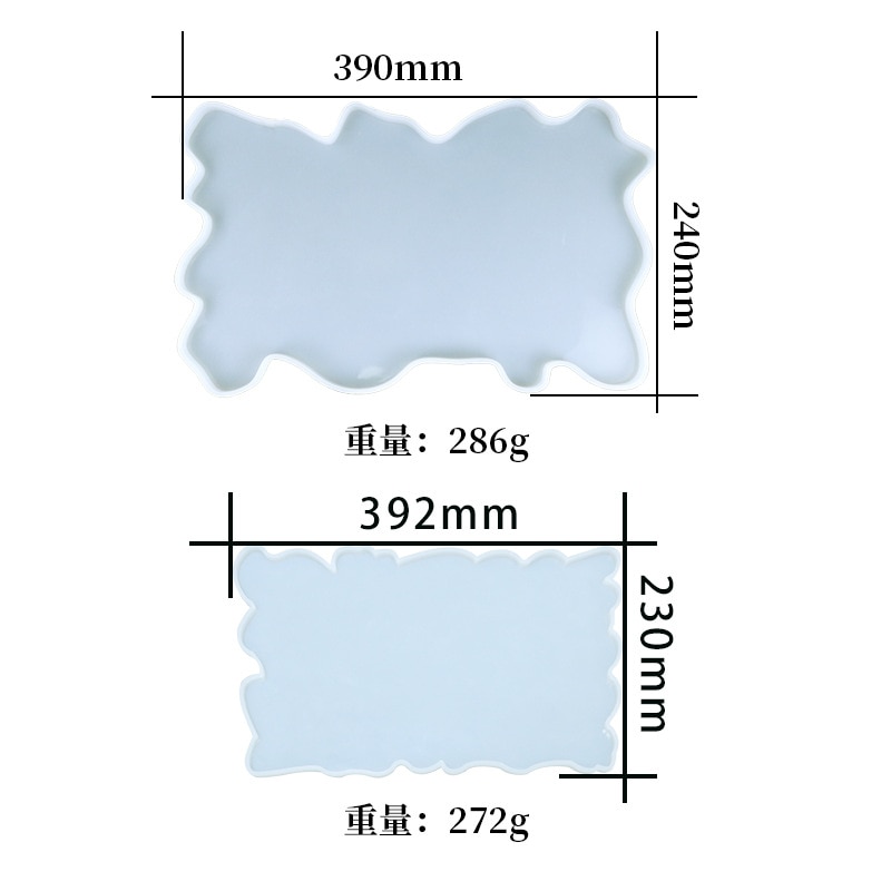 Bandeja de silicona hecha a mano para fruta, Base de alfombrilla para mesa, bandeja de té, moldes de posavasos, decoración, bamboleante, suministros de Arte de resina epoxi