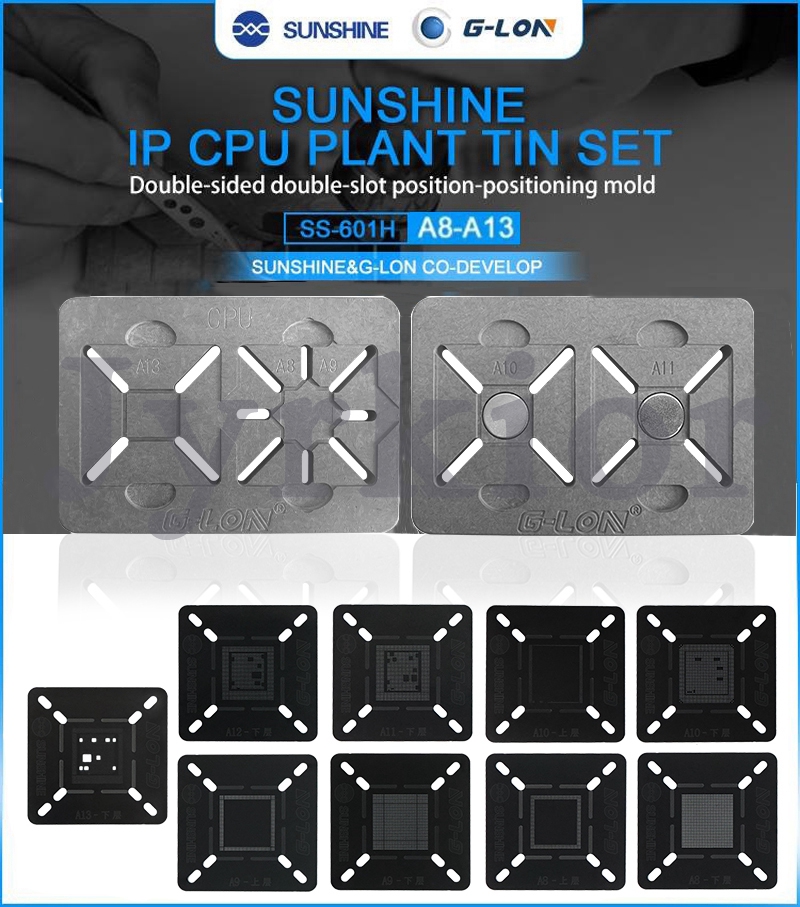 Support de carte PCB de G-LON de soleil et de SS-601H pour l'iphone A8/A9/A10/A11/A12/A13
