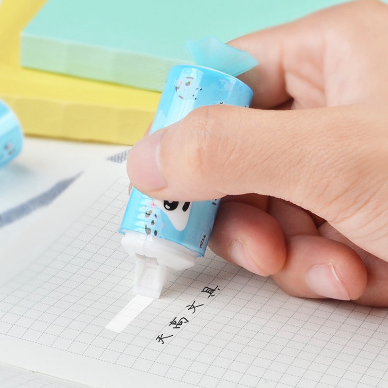 Uutuus söpö karkki korjausnauha makea korjausnauha opiskelijoille koulukorjaaja kawaii paperitavarat lasten toimistotarvikkeet