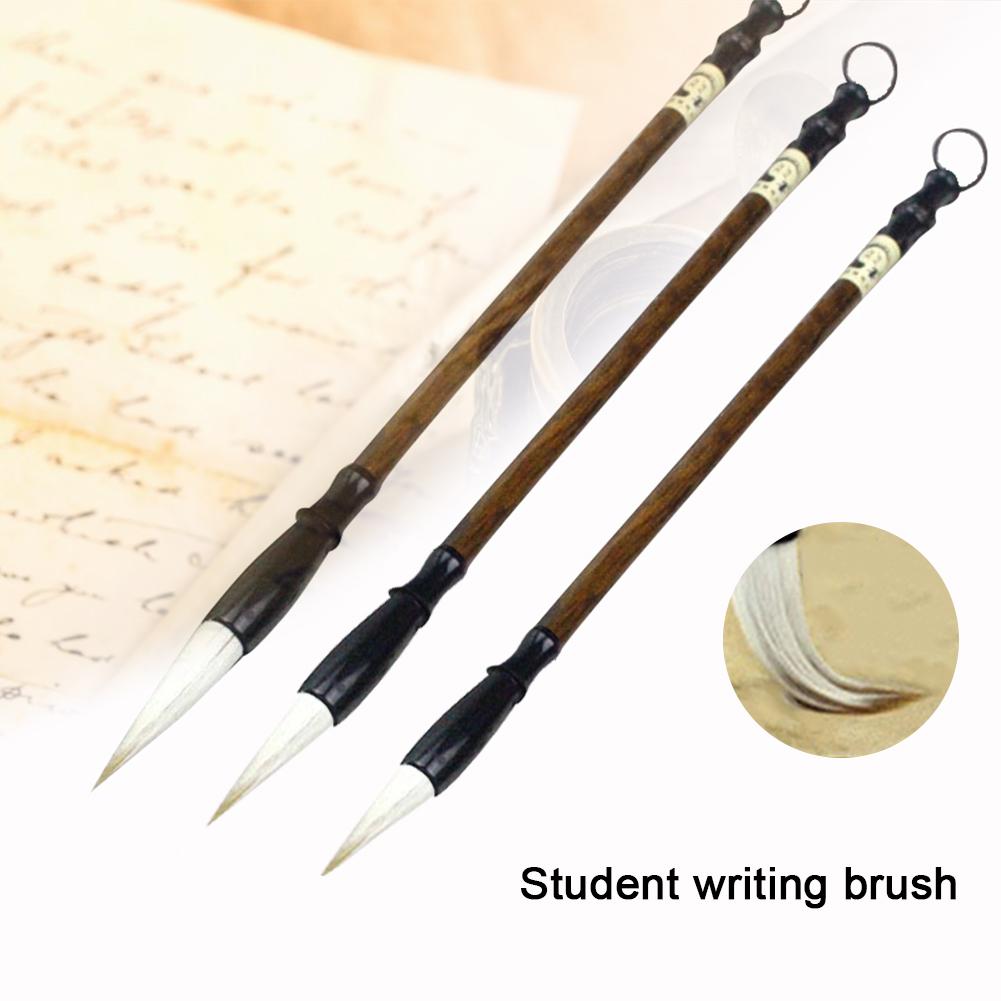 3PCS Schreiben Pinsel Aquarell Chinesische Kalligraphie Pinsel Set Malerei Zeichnung Pinsel Für Studenten
