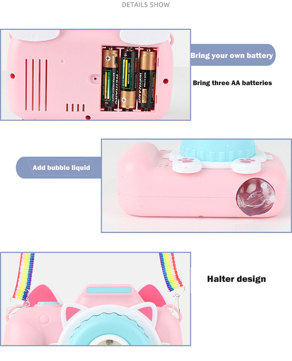 Elektronische Muziek Camera Bubble Speelgoed Voor Kinderen Automatische Bubble Blower Machine Zomer Outdoor Zeepbellen Grappige Kinderen Speelgoed C50