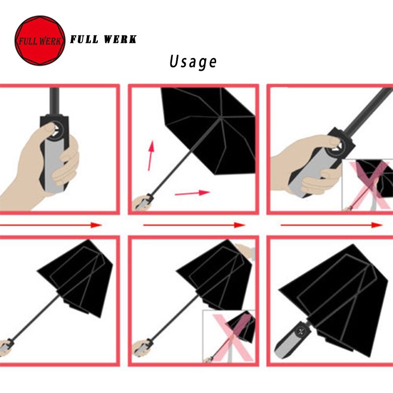 1pc Winddicht UV Automatische Falten Regenschirm Regen Sonnenschirm Regenschirm passen für Tesla Modell S X Auto Innen Zubehör