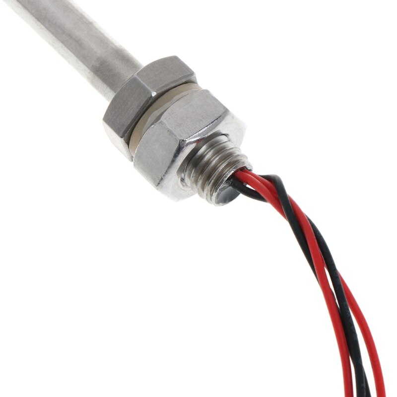 220V 10W 120mm Float Switch Auto Tank liquid Water Level Sensor Stainless Steel-