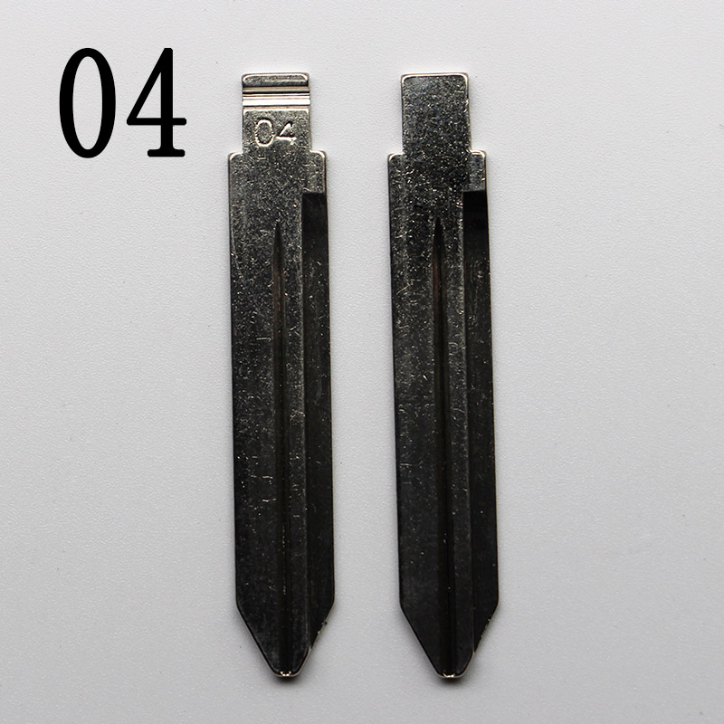 Remote Key Blade #4 #22 #25 #29 #39 #57 #69 #67 #62 Car key embryo Right Left Blade Car Key Embryo replacing the key head: 04