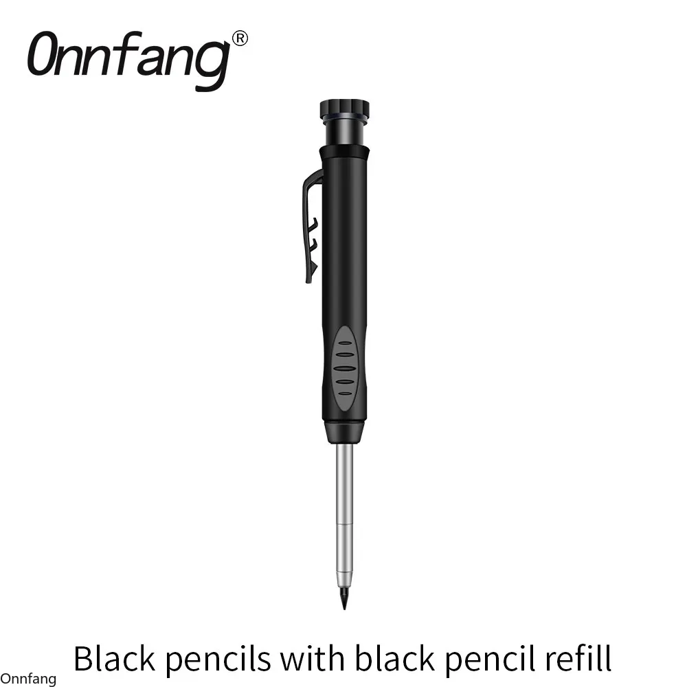 2.8mm Marking Mechanical Pencil Solid Carpenter Scriber Carpenter Scriber with Sharpener for Woodworking Drawing Stationery: green