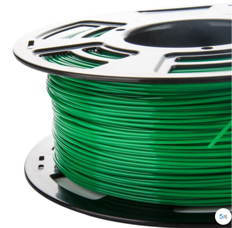 3d printer filament pla 1.75mm 1kg plast gummi forbrugsstoffer materiale 3d filamento multi-farve pla filament til 3d filamento: Grøn