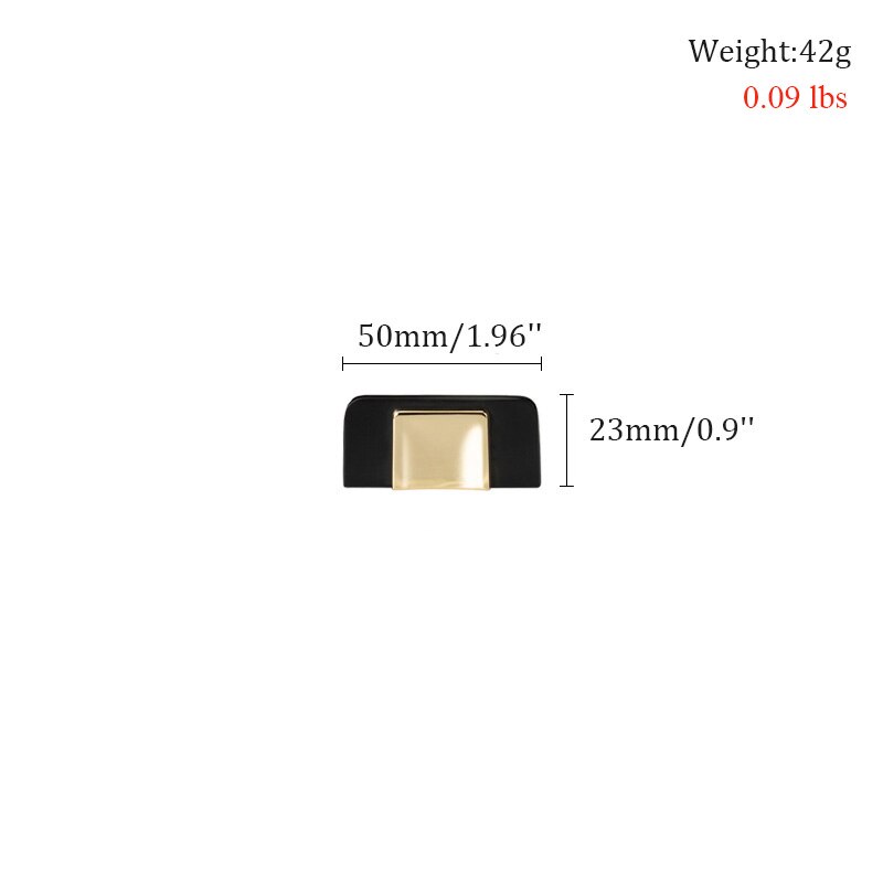 Gold Drawer Knobs Black Affordable Luxury Cabinet Handle Leather Cupboard Door Handle Cabinet Handles for Furniture Hardware: 063BW