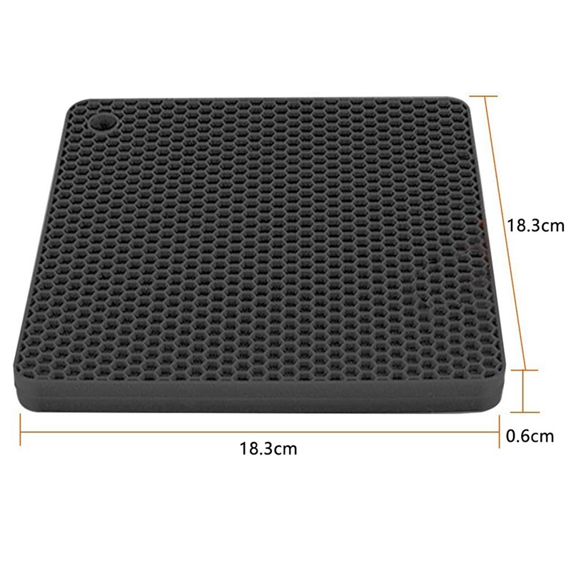 2x Mosquito and Fly Killing Plastic Fly Swatter & 6x Silicone Pads,Non Slip/Heat Resistant Pot Holder