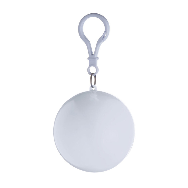 Bola con impermeable desechable portátil capa Bola con impermeable Poncho desechable: white