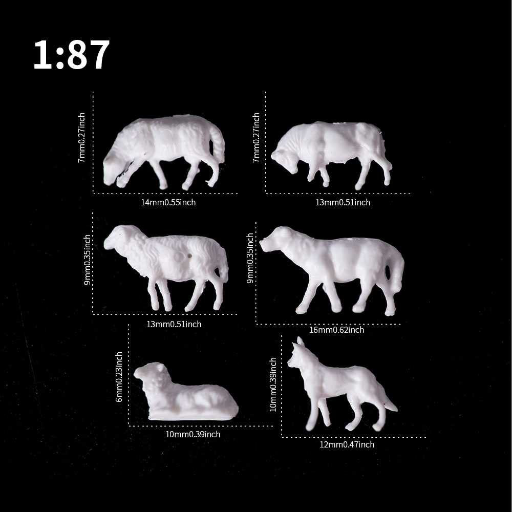 5 stks Schaalmodel Miniatuur Vogelsoorten Layout Kits voor Diorama Architectuur Dierentuin Scène Diy Maken Materiaal: GRIJS