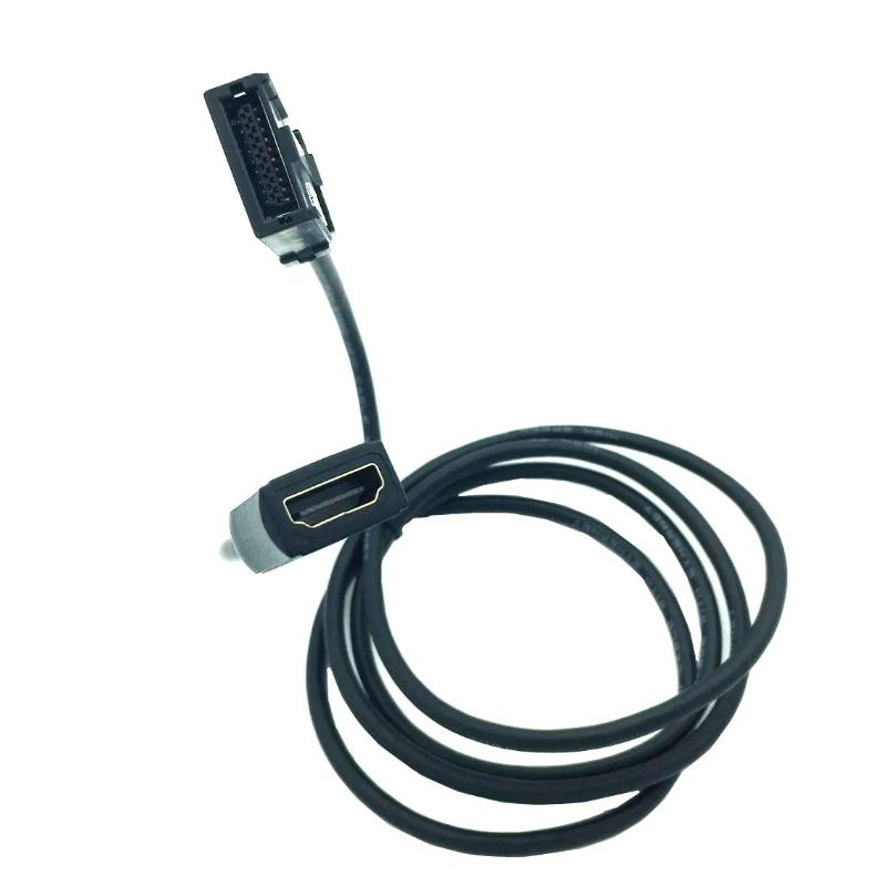Hdmi 1.4 type e han til type a hun video lydkabel bilforbindelsessystem kvalitet bil båd instrumentbræt stik kabeladapter