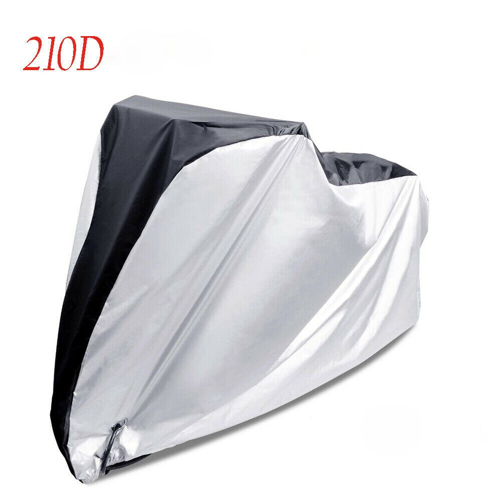 Max Motosports XL Waterproof Motorcycle Cover – Dust & Rain Protector With Storage Bag