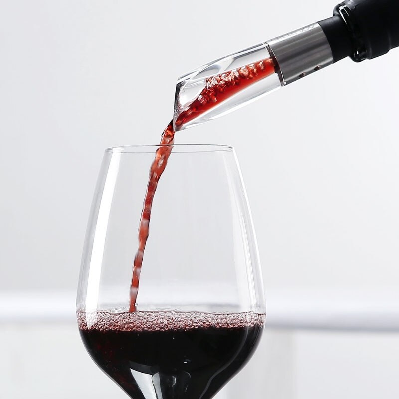 4 i 1 xiaomi cirkel glæde automatisk rødvin flaskeåbner rund vin prop rustfrit stål elektrisk proptrækker