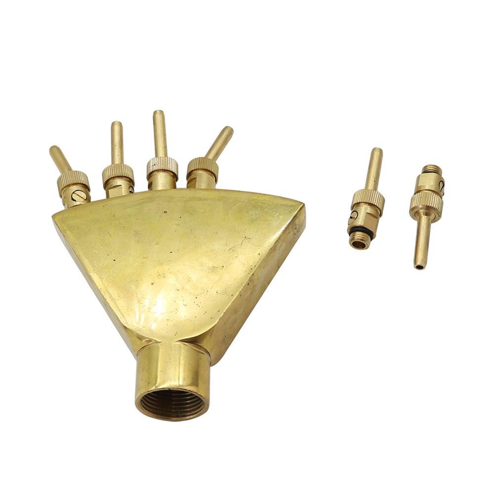 1 Pza 1 pulgada ajustable latón Fénix cola dispersión fuente rociador cabeza pequeñas boquillas con válvula jardín rociadores de paisaje