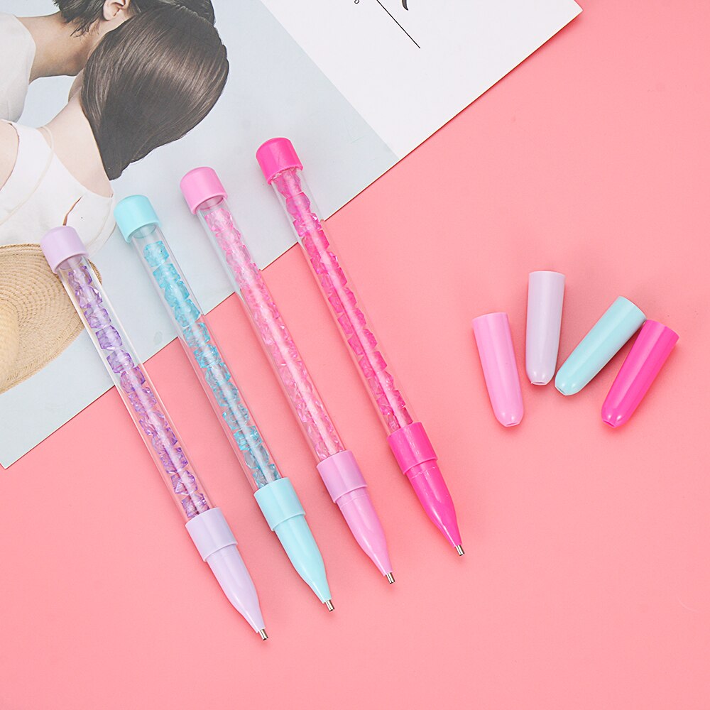5D Crystal Cartoon Kat Klauw Pennen 5D Diamant Schilderen Point Boor Pen Diy Ambachten Naaien Borduren Tool Kruissteek Accessoires