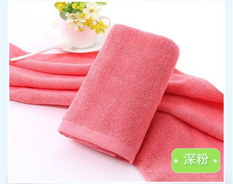 Serviette de bain de pieds 8 couleurs | hôtel, serviette de bain de pieds, serviette de Spa, serviette Super douce, absorbante, sèche pour le visage, pour adultes: pink1 34x75cm 120g