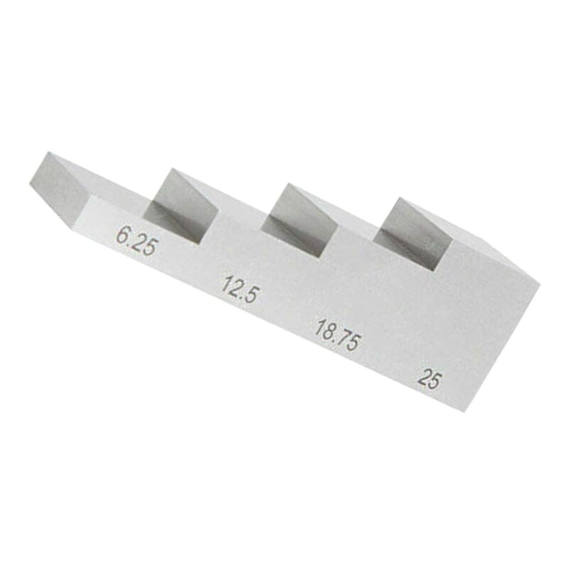 Ultrasonic Thickness Tester Gauge Calibration Block 4 Step Thickness Compatible with Thickness &amp; Linearity Calibration