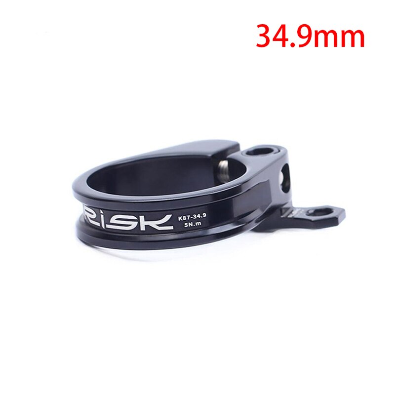 45g ultralichte aluminium zadelpenklemmen voor 31.8/34.9mm zadelpennen, mtb, racefiets, zadelbuis, vaste ring, fietsonderdelen: 4bk