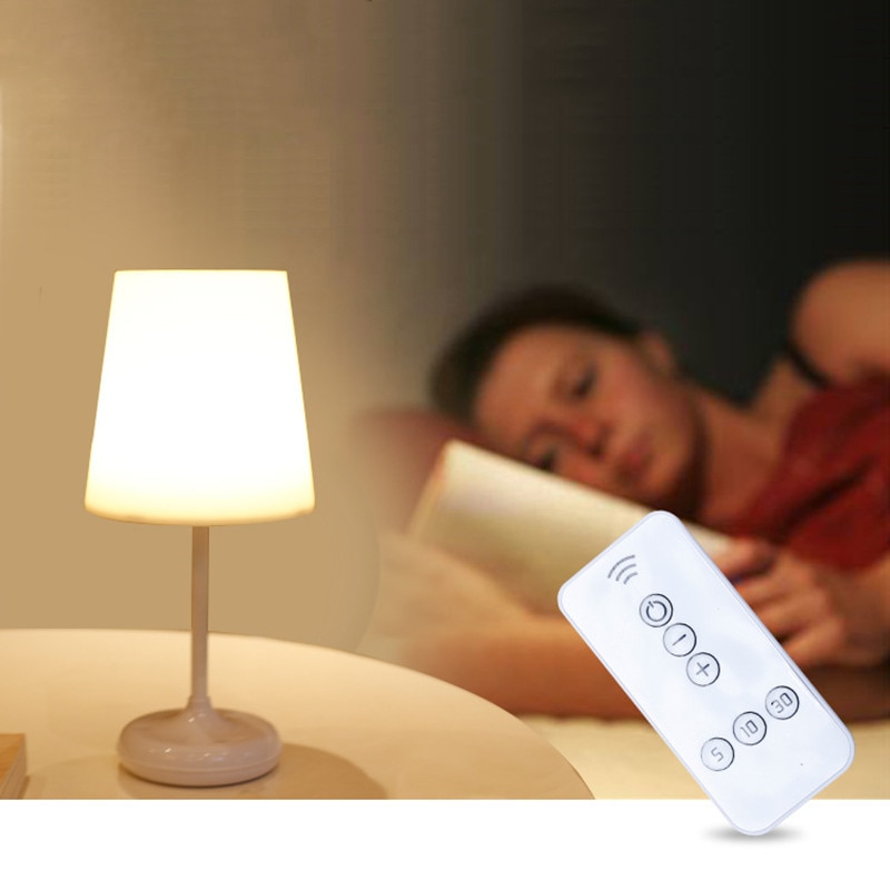 Lámpara de escritorio LED para lectura de ojos con carga USB regulable táctil con lámpara de mesa de Control remoto para iluminación de luces nocturnas